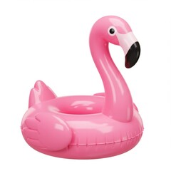 Pink Inflatable Flamingo Drink Float