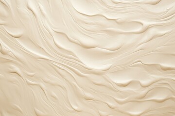 Obraz premium Creamy Substance with Wave-like Texture