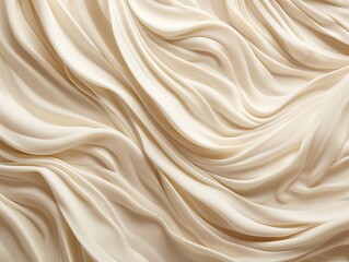 Fototapeta premium Draped Off-White Fabric Texture