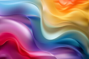 Abstract composition of colorful waves with smooth color transitions. Eps 10