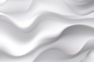 Soft shadows, white voluminous wavy forms smoothly flow into each other, creating a delicate and elegant three-dimensional space. Eps 10