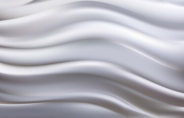 Soft shadows, white voluminous wavy forms smoothly flow into each other, creating a delicate and elegant three-dimensional space. Eps 10