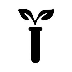 nature lab glyph icon