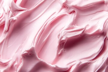 Swirled Pale Pink Cream Texture