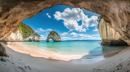 Hidden Cove Paradise: A Breathtaking Coastal Scene