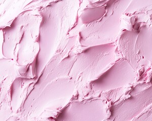 Obraz premium Textured Swirled Pale Pink Frosting
