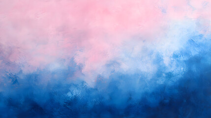 Obraz premium Abstract Blue and Pink Smoke Swirls: A ethereal backdrop of swirling blue and pink smoke, reminiscent of a dreamy sky. The subtle blend of colors creates an abstract and evocative visual.