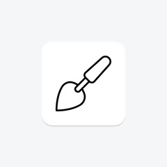 Garden Trowel, vector, pixel perfect, illustrator file