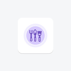Gardening Tools Set, vector, pixel perfect, illustrator file