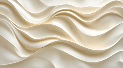 Obraz premium Smooth, flowing, creamy texture