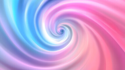 Fototapeta premium Color Spiral: A mesmerizing abstract swirling vortex of pastel colors, creating a sense of motion, depth, and visual delight, perfect for backgrounds and designs.