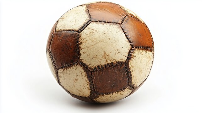 Soccer ball isolated on white