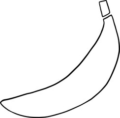 Lined Seamless Banana Organic Fruit Illustration