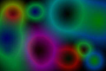 Bright and colorful abstract patterns create a dynamic visual experience in a digital artwork