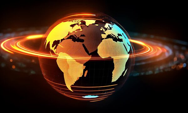 Global earth digital visualization