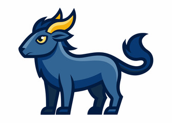 Mythical Creature Illustration: A majestic, stylized illustration showcases a fantastical creature with a unique design, perfect for conveying themes of fantasy, mythology, and imagination.