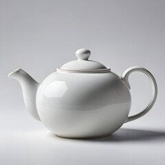 teapot on white background
