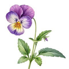 iris flower isolated on white