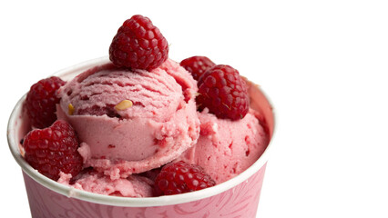 Raspberry Ice Cream Delight