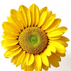 Fototapeta premium Minimalist Sunflower Studio Image