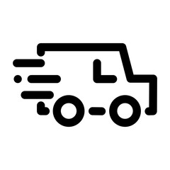 Obraz premium Outline icon of a package or delivery