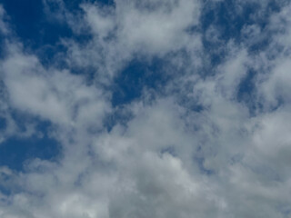 blue sky with clouds