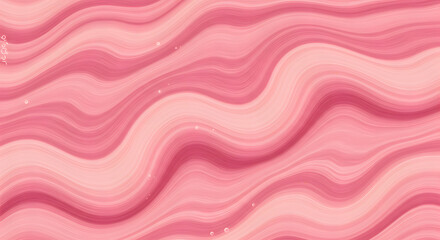 Fototapeta premium A digital abstract artwork flaunts wavy, flowing patterns in soft pink and light red hues