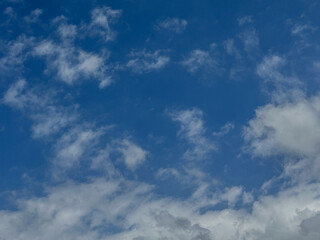blue sky with clouds