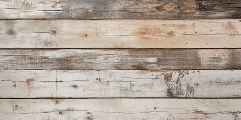 Fototapeta premium Aged, horizontal wood planks texture.