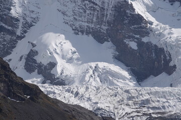 Detail of Ausangate Glacier, Peru
