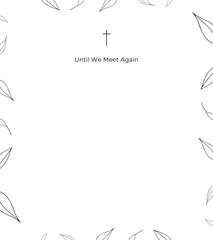 In Loving Memory Flyer Soft and simple design for heartfelt announcements