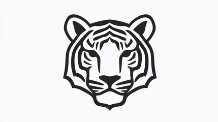 Fototapeta premium Tiger Head Graphic Design (14)