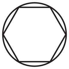 bolt nut Geometric Brutalist Shape