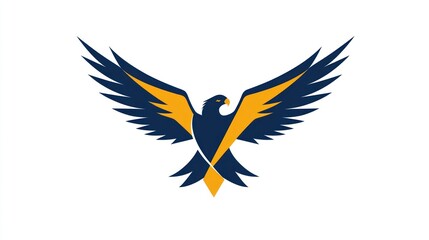 Obraz premium Falcon soaring, abstract design