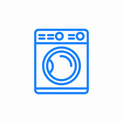 washing machine icon sign vector
