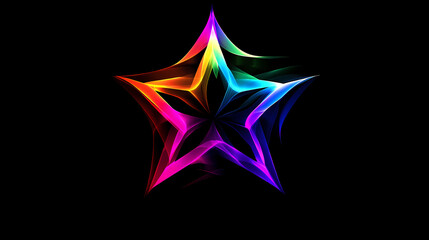 Colorful abstract stars spatial rift fascinating lurid. ai generative. Bloom Rift. Illustration