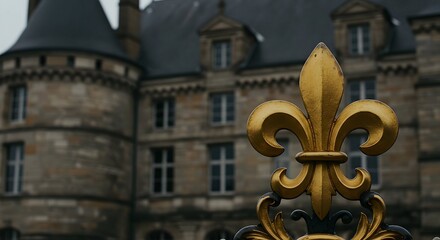 Ornate Design and Stone Building Facade