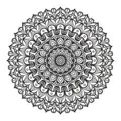 Luxury vector mandala template background