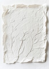 Obraz premium Elegant Neutral Toned Floral Pattern on a Textured Blank Background for Journals