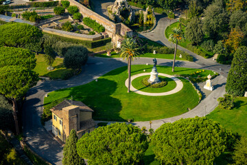 The Papal Basilica of Saint Peter in the Vatican, or simply Saint Peter's Basilica, is a church of the Italian High Renaissance located in Vatican City, an independent microstate enclaved within the c