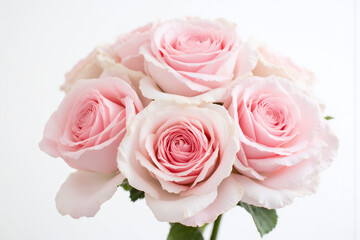 Fototapeta premium bunch of pink flowers sitting on top of a table 1