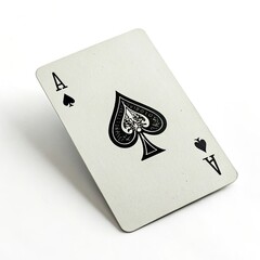 playing cards on a white background