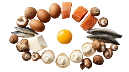 Vitamin D, isolated transparent background