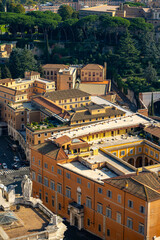 Fototapeta premium The Papal Basilica of Saint Peter in the Vatican, or simply Saint Peter's Basilica, is a church of the Italian High Renaissance located in Vatican City, an independent microstate enclaved within the c