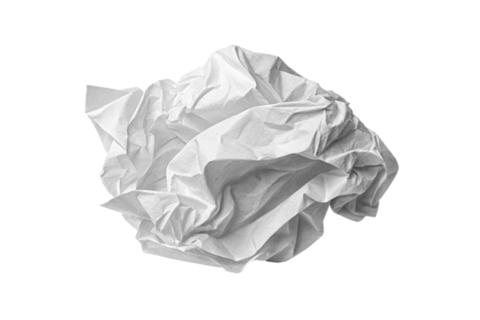 Vector Crumpled Paper Ball Doodle, Paper, Crumpled,