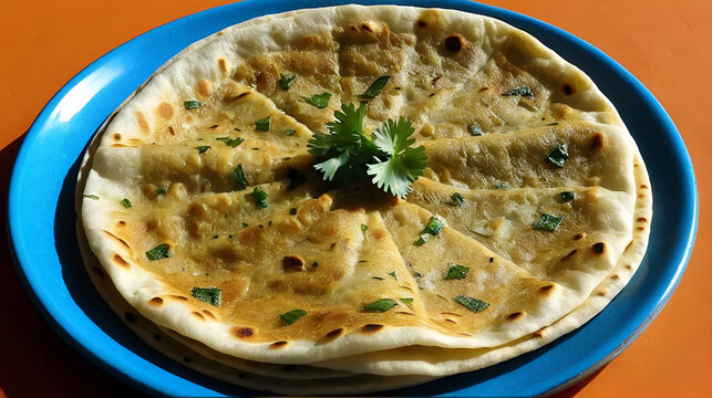 Pyaz Paratha dhaba style onion paratha