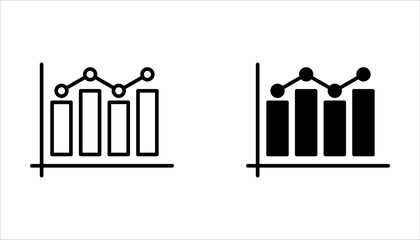 Benchmarking Icon Set With Multiple Style Collection, vector illustration on white background.