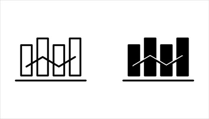 Benchmarking Icon Set With Multiple Style Collection, vector illustration on white background.