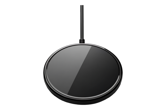 Wireless Charger isolated on transparent background
