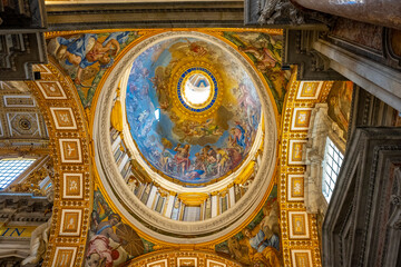 The Papal Basilica of Saint Peter in the Vatican, or simply Saint Peter's Basilica, is a church of the Italian High Renaissance located in Vatican City, an independent microstate enclaved within the c